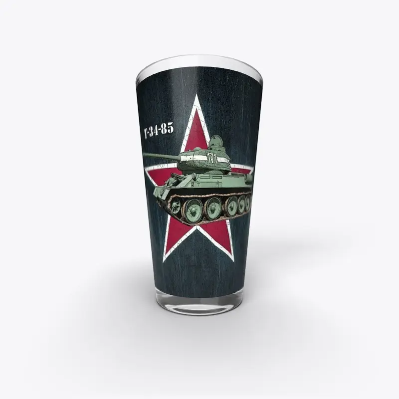 Soviet World War Two T-34-85 w/Red Star