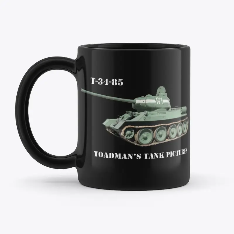 T-34-85 Medium Tank w/logo wht_txt