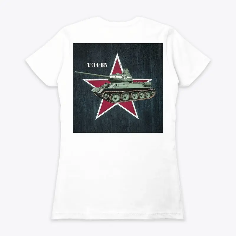 Soviet World War Two T-34-85 w/Red Star